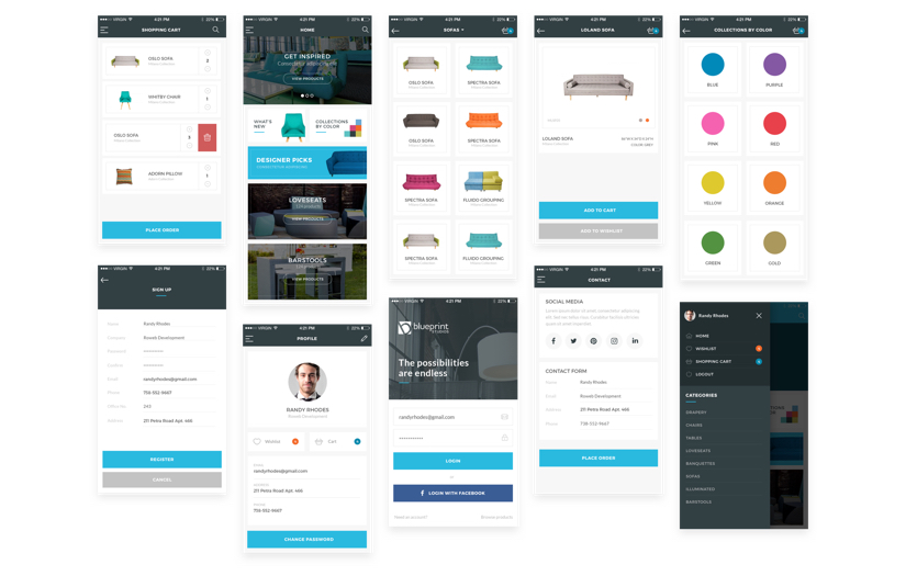 Mobile App Development for event rentals screenshot 3